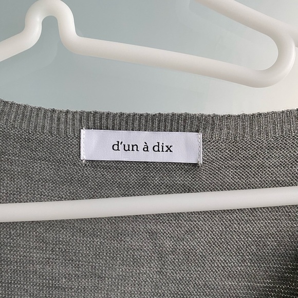 d’un à dix asymmetrical sweater - Picture 3 of 7